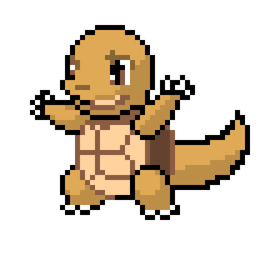 Pokemon Type Swap Ground Type Squirtle Pixel Art Maker