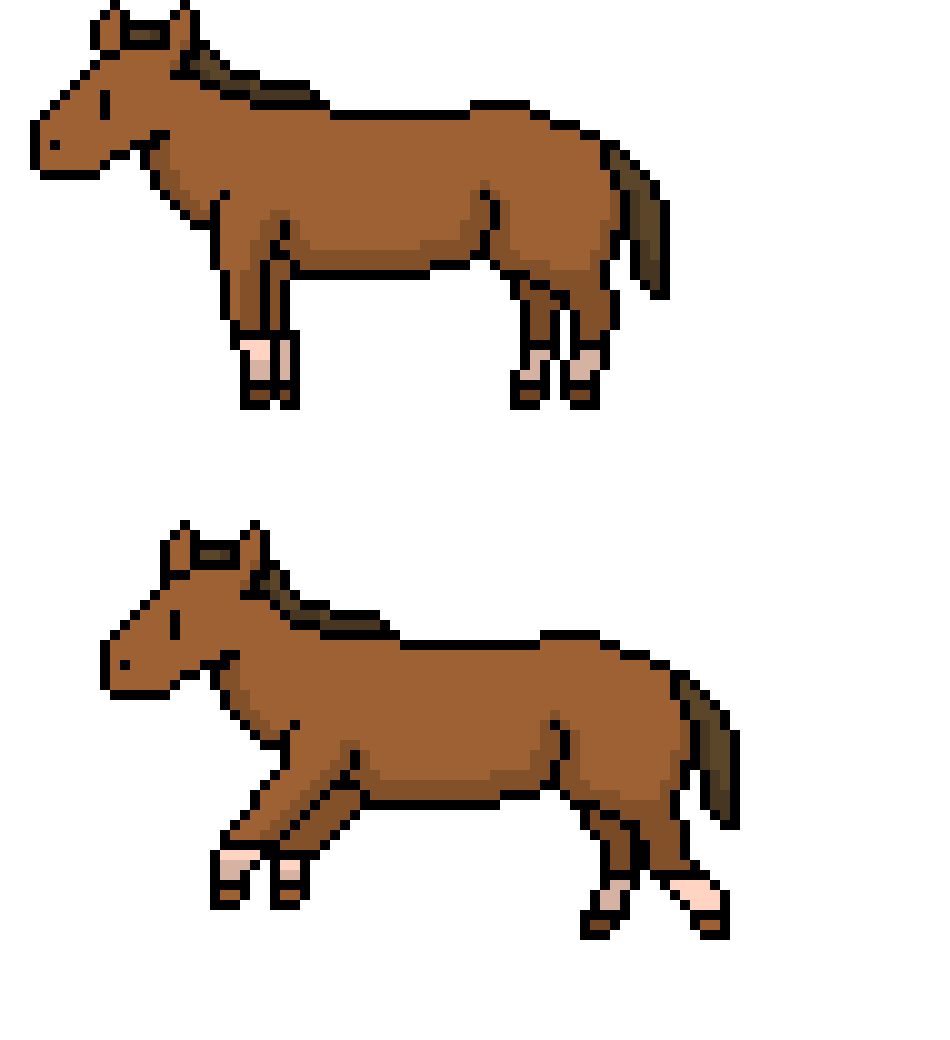 [9065f5] Brown Horse Run