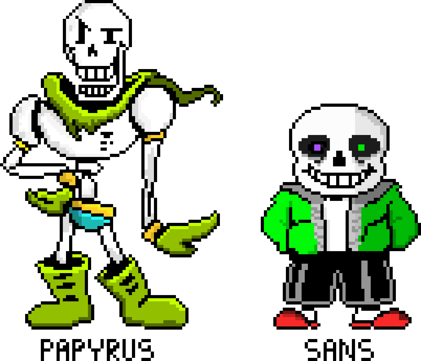 [9664c4] HunterTale sans and PAPYRUS