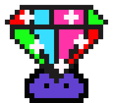 [9664c4] colored crystal