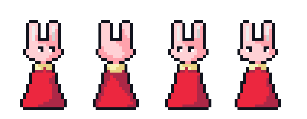 [3d3a43] bunny sprit