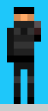[c4081a] *He quickly puts his helmet back on, an attempt to shoot it, though I'm sure they won't hit.* [MTF]