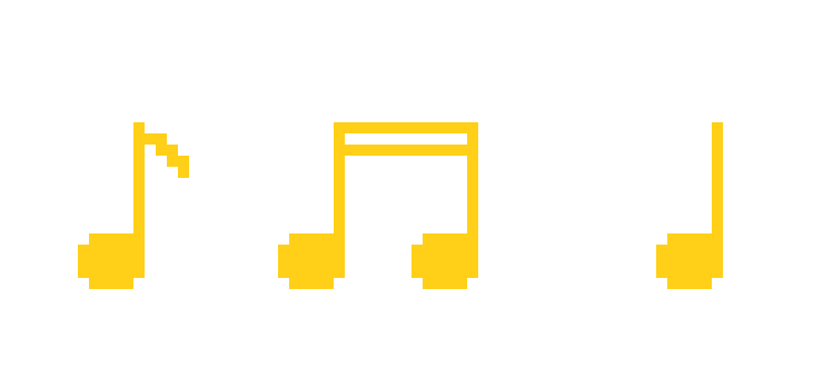 [9abe1f] Music Notes_yellow
