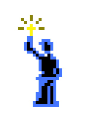 [7ad06b] Mini John Ward pixel art