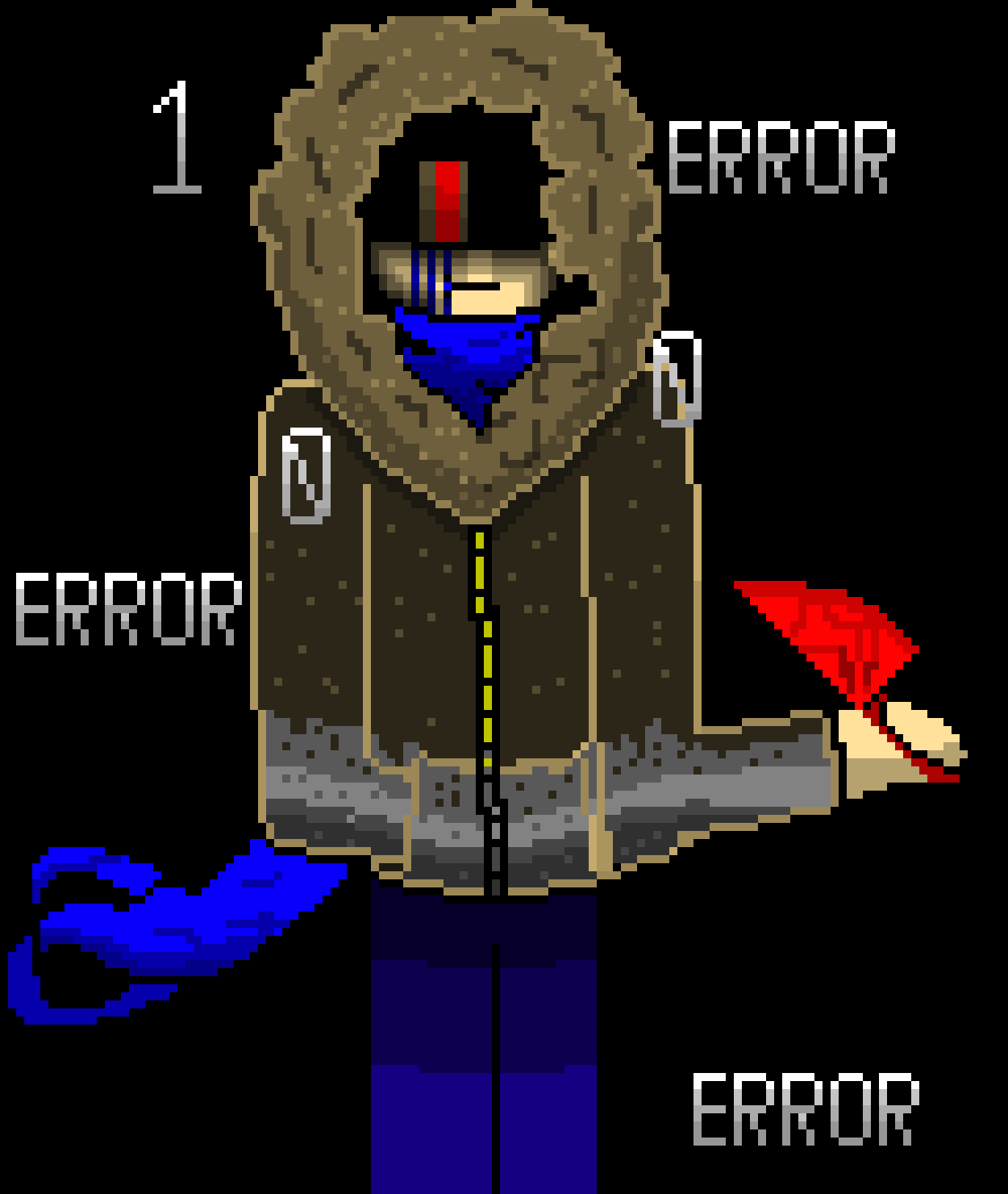 [2fe70b] *stabs the ground and it turns red and teleports away* welp I'm a wimp but I don't have that much magic and knowledge to attack*