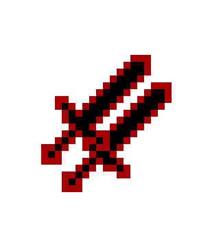 [c28c70] Dual Obsidian-Ruby Swords