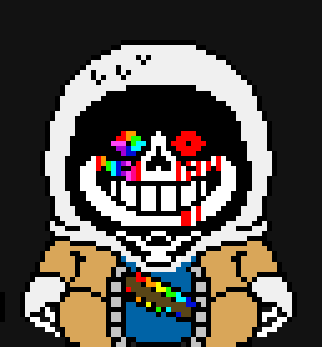 [52937d] creator sans v2-*spawns a gaster blaster above the cage*heh