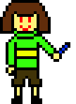 [9664c4] Chara Glitchtale Sprite Blue Determination