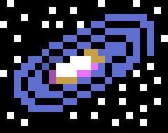 [6d74d1] Finally, we have Dairy Direction. Dairy Direction is Jurushoe, Surponya, Karsincl, and Herfilk's galaxy... Or WAS their galaxy. Jurushoe, Herfilk, and Karsincl were moved all the way to the Milky Way, which is on the other side of the Universe from Jurushoe's perspective! Jurushoe now sits next to Earth, with Karsincl becoming friends with Luna, and Herfilk living at StarShine Hotel.