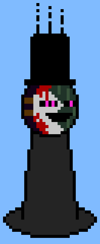 [ad3579] *Suddenly A New Rag, Toppat, And A Mask With A Speaker In It Appear On Blook* Ugh... Boss? What Are We Doing Now? - Blook (BLK)