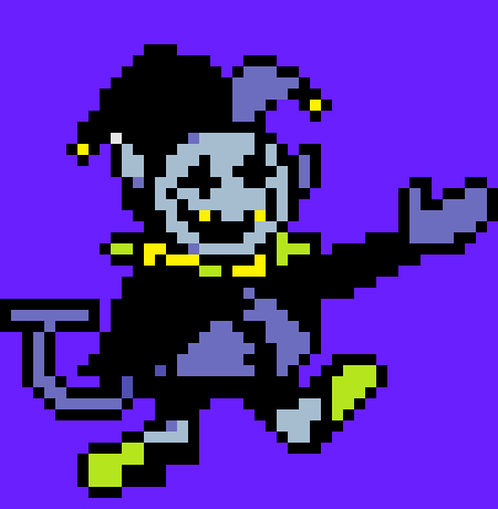 [970cdd] Jevil-If you ever need me (Which I doubt) I will be in the "Hated corner" forever,see yall and have a great day*Off to the hated corner*