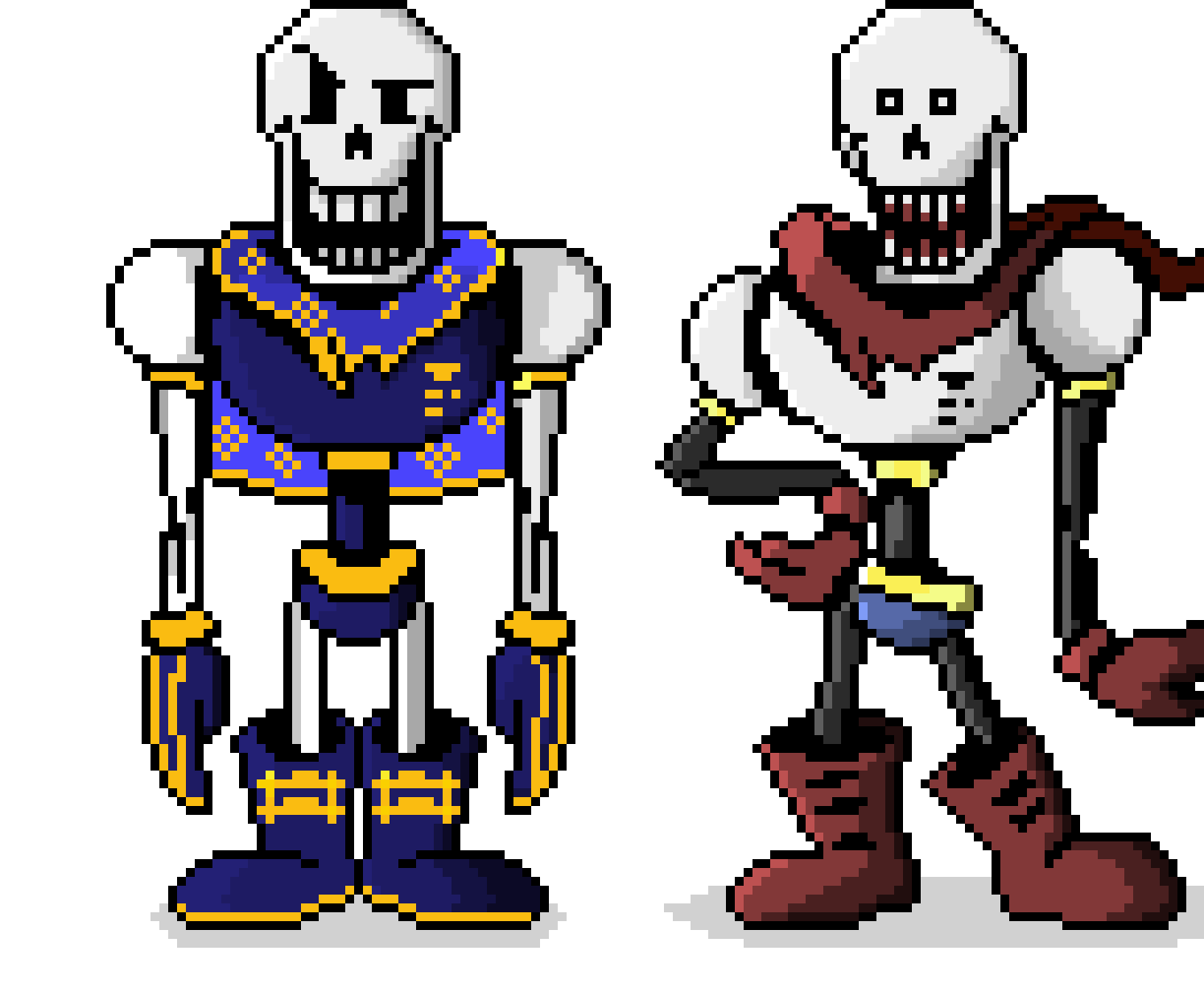 [da34d9] UNDERTALE: Golden Edition - The Great Papyrus Battle Sprite.
