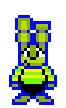[9664c4] springtrap=asriel FNAFTALE pixel art challenge