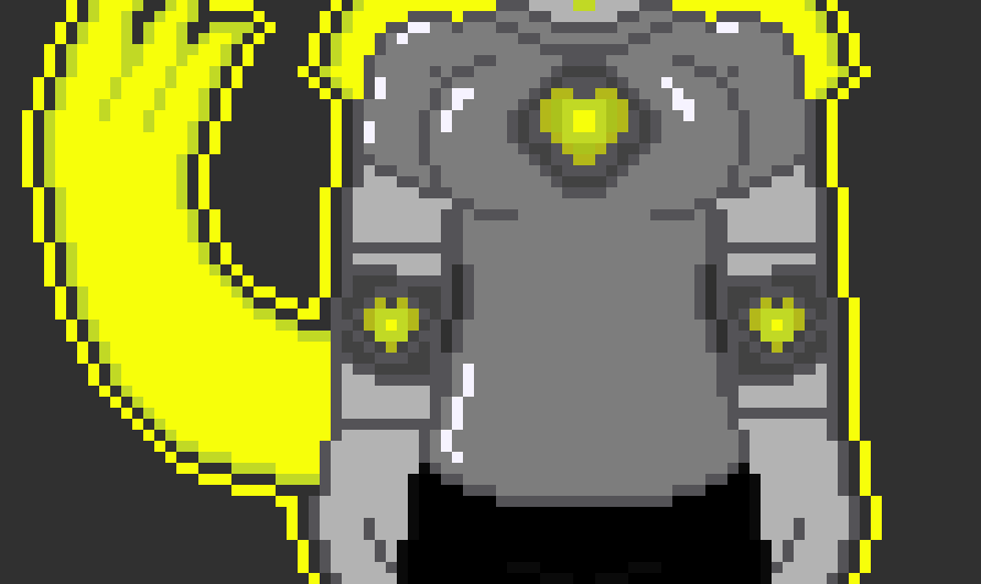 [4fbda4] hey kako you may want to add some shine on the clothes...make it look more metallic...-Evan))