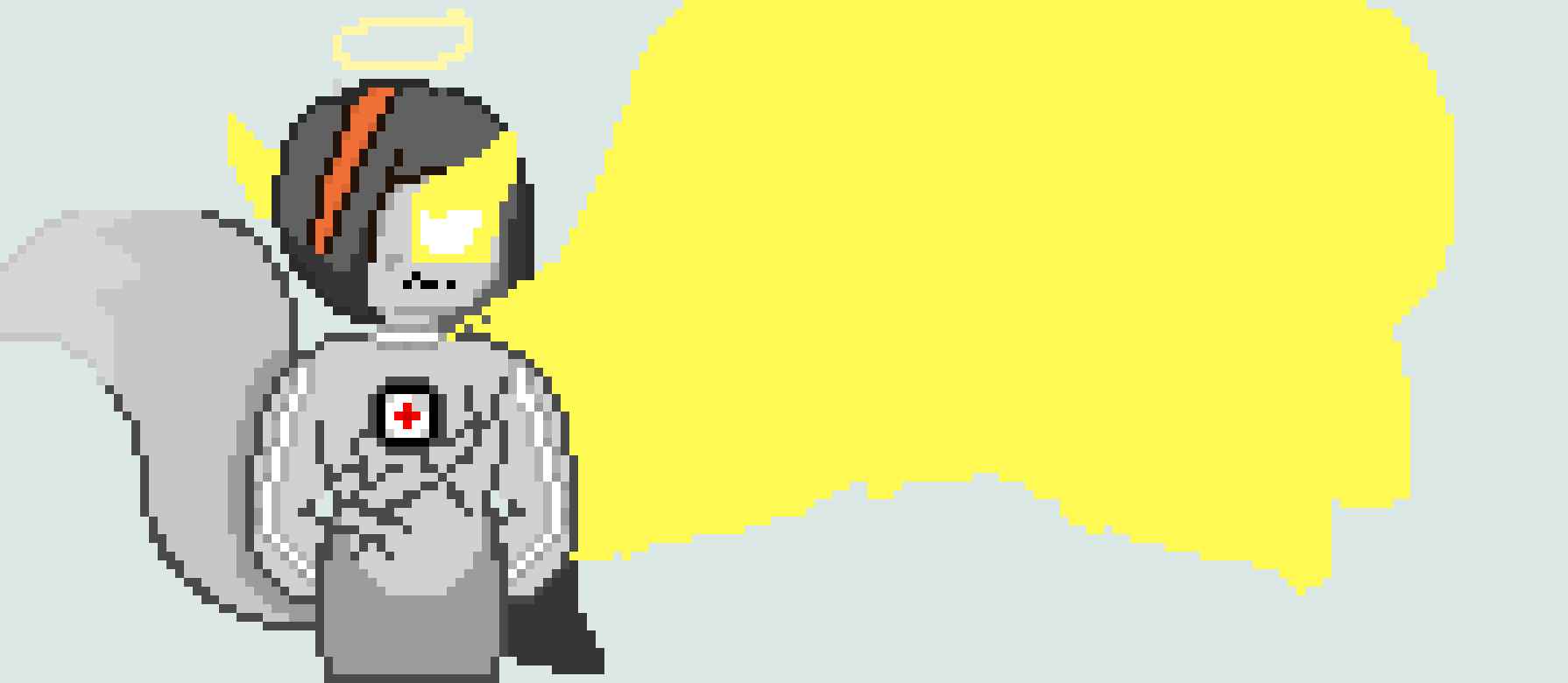 [e2bf87] (Ignore the wing i hated that part) *https://youtu.be/hxC3ILPiz98 plays as she flies down* Ahh feels good to be out!! -Glitch