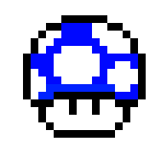 [9664c4] Blue mushroom