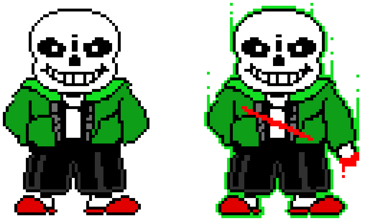 [ab71c3] Reversetale sans sprite phase 1 and 2