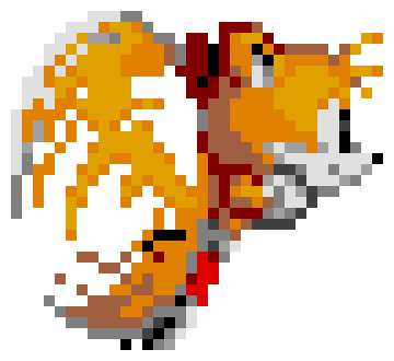 [01a783] Tails running sprite 1/2