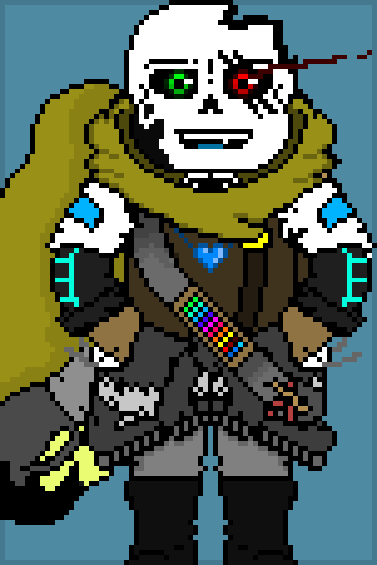 [c7028f] A*He appeared by Boarder and Cris (Idk if I spelled that I'm rushing rn I'm sorry .-.), bladed brush in hands, claws glowing* Need any assistance?