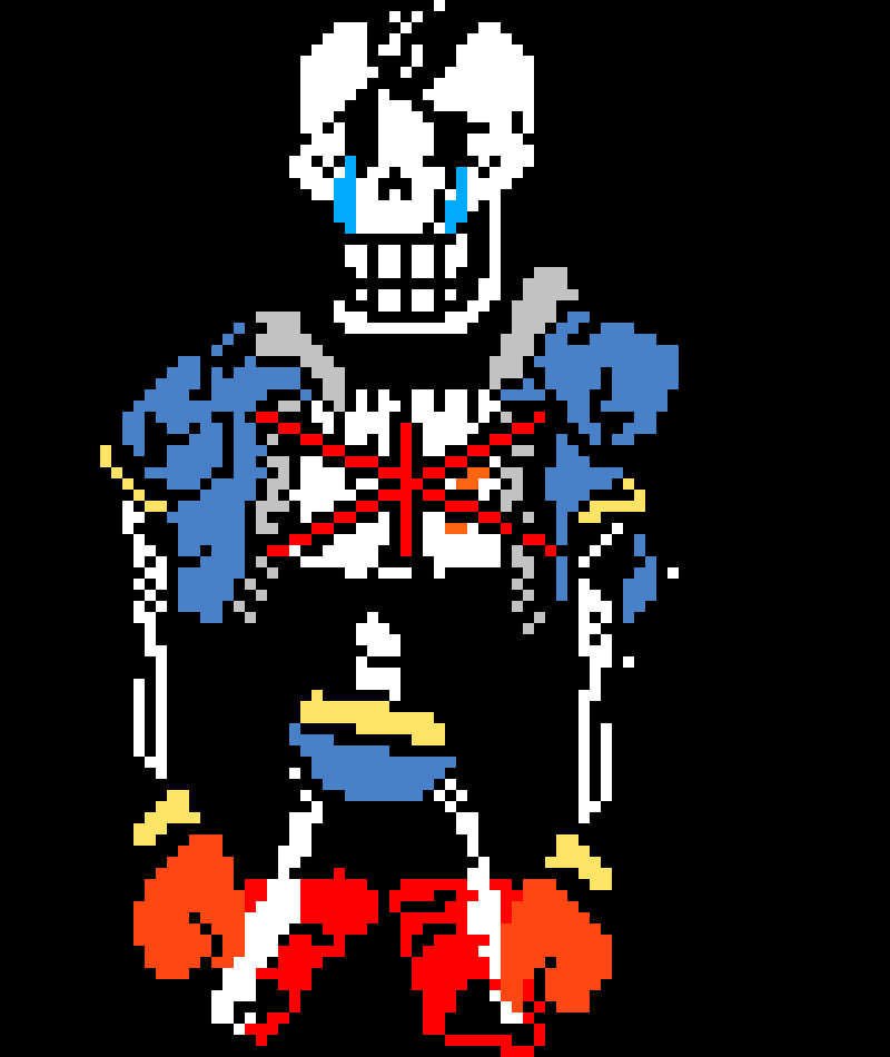 [3206fd] Disbelief Papyrus Phase 7 Battle Sprite. 1