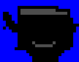 [777ed4] blanckness face ; knife 