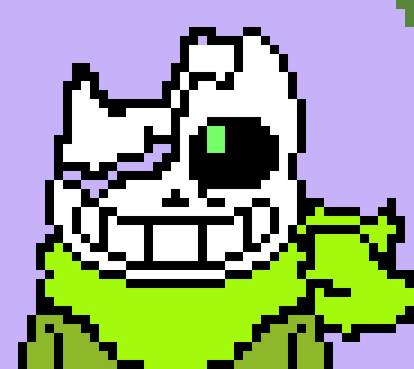 [342c1e] *the smol sans giggled looking at them* What are you doing up der?