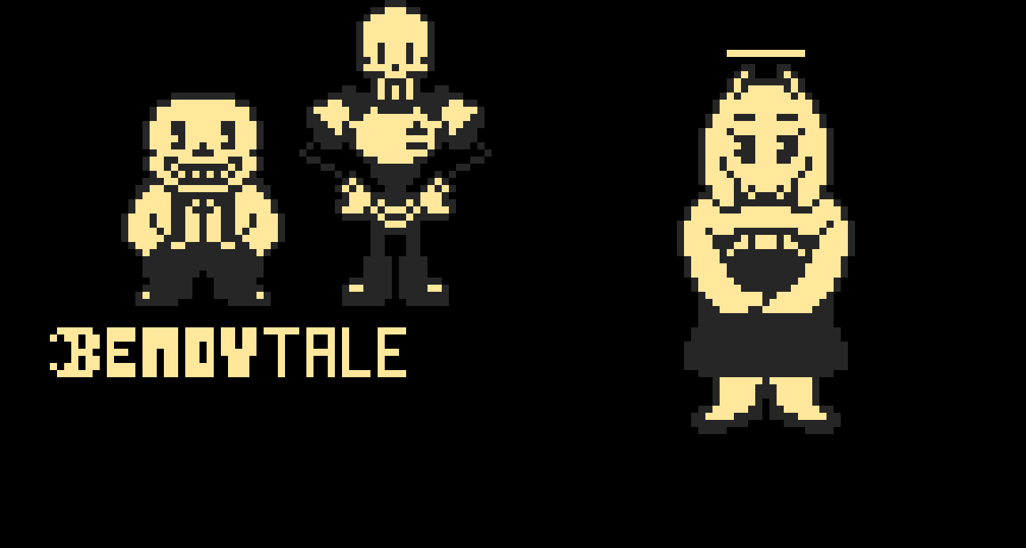 [9664c4] Bendytale Sans, Papyrus, And Toriel Angel
