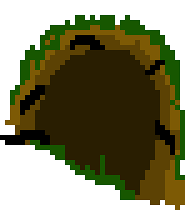 [a228fa] *There is a cave on the side of a mountain in the woods*