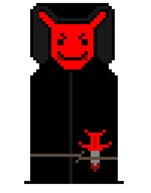 [96ca9c] *says in his mind* you wont get the truth...tbh i kinda forgot ho i acturly was...but you can't find it in here...no i locked those for safe keeping...-masked man