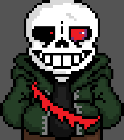 [11a9d7] -looks at error sans and says- Is this what you do in life? -Insanity!Tale Sans (Deteriorate)