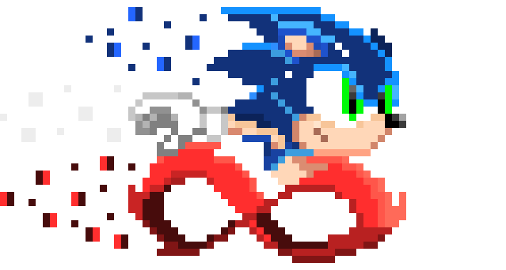 [fd2ec2] Light Speed Dash Sonic(Made By Creeper99