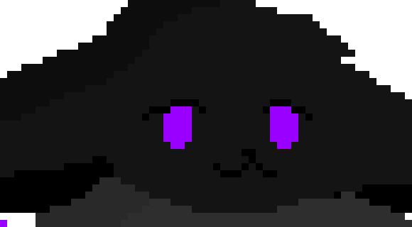 [a34ade] [They summon a Glowing Purple Knife into their paws] Lets see, to make this fair i guess i should allow myself to get hit.." [They phase into a more solid form]