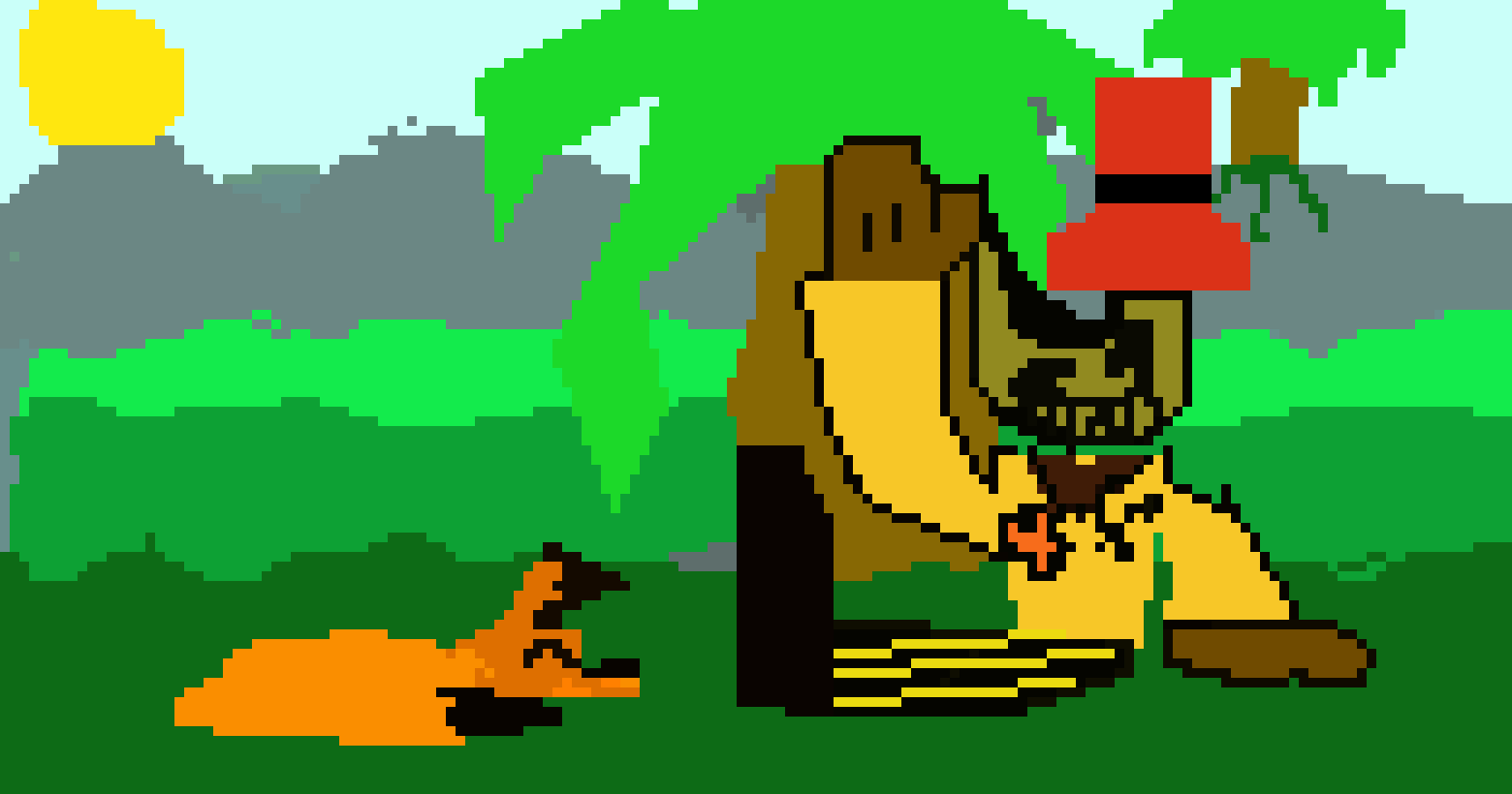 [c9c275] relaxing in the beach forest