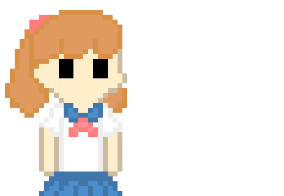 [000885] Neko, you have nothing to worry about. Looks can be deceiving. He wont hurt you. Mikan is very sweet, though he doesn't speak but makes noises.