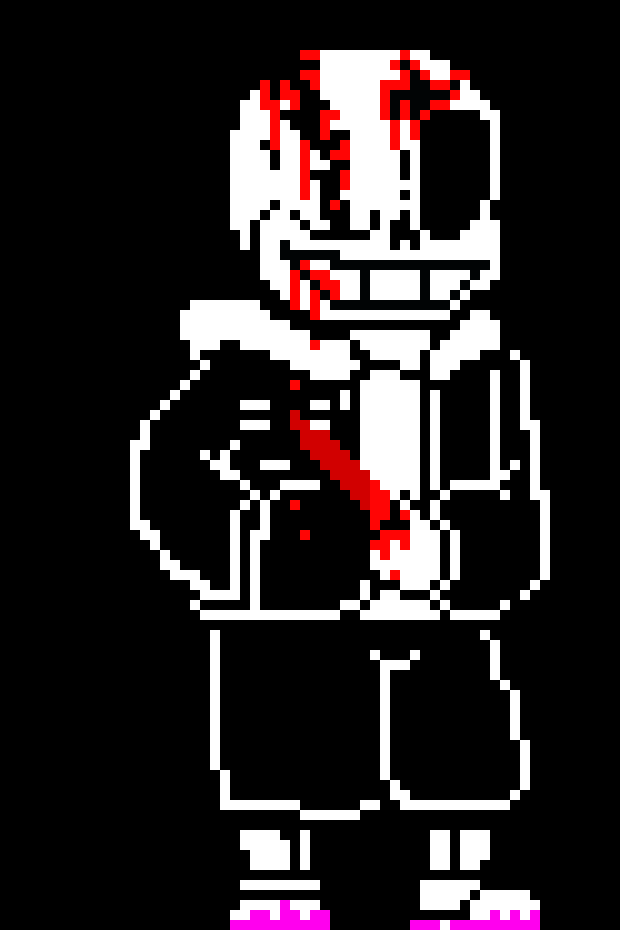 [2b9834] (has headach and toutch head and feells cracks) whare am i?--- sans/shadow