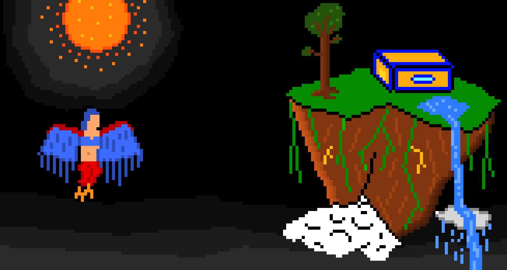 [7aa1dc] Terraria Floating Island