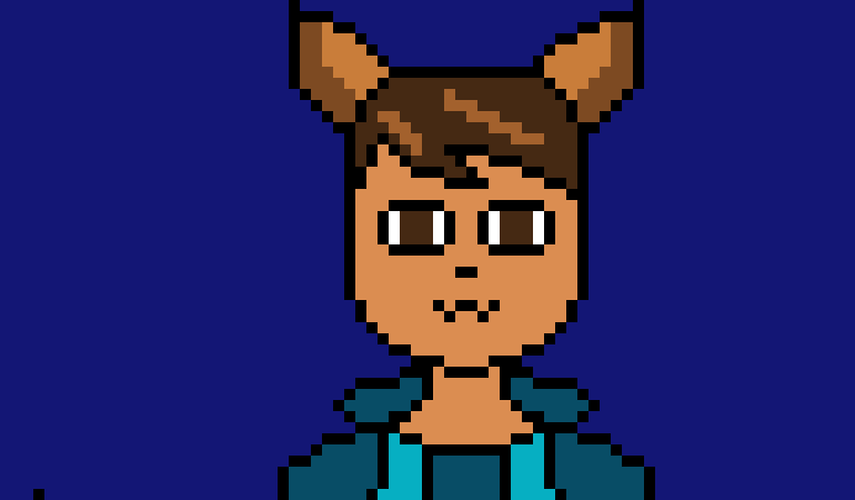 [4fbda4] hell no... you don't fuucking edit my things without asking me, i have the right to be mad because it's my stuff you stupid demon thing-Evan