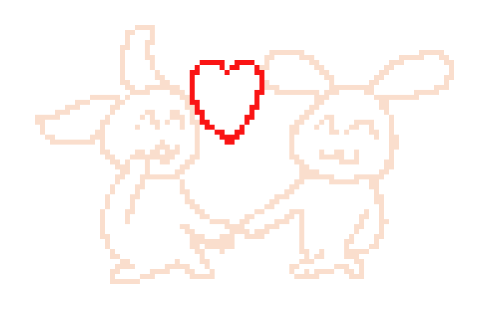 [9664c4] Valentine's Day Bunnies