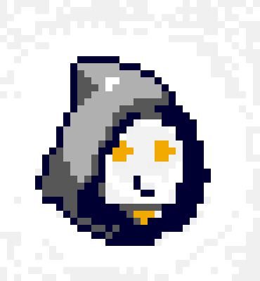 [dfb43a] Reaper Overwatch Pixel Face 