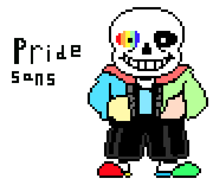 [84445d] Pride sans pixel boi