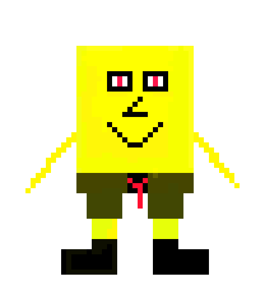 [ffe0a9] spongebob pixel art