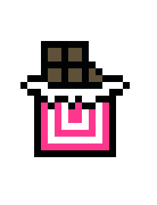 [9664c4] pixal chocolate bar