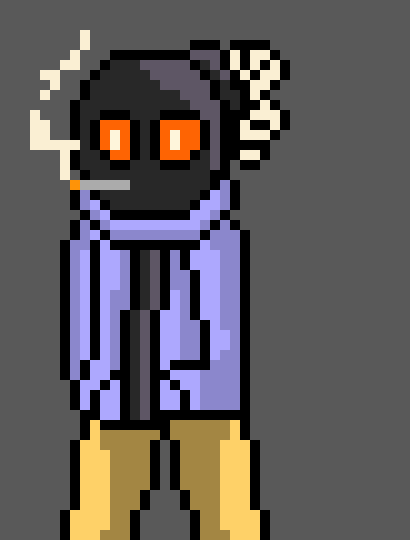 [48193a] *looks at the caterpillar on the stick*  -Whitty(John)