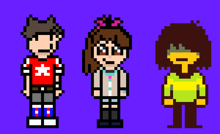 [91d841] Autumn-oh yeah,you able to make Katie and Nate more Deltarune ish,or just fix em(Only reason I aks is cuz you have fixed a few overworld sprites for me)