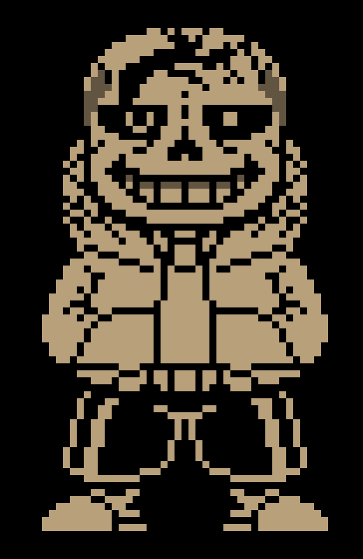 [9e519a] Drytale Sans Sprite + Official Megalovania.