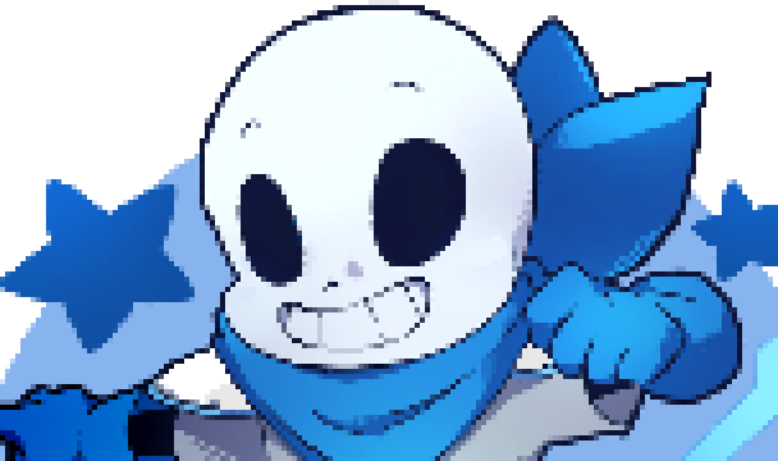 [b9de0d] you poor soul. - blue the skeleton.