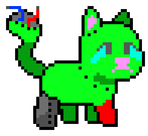 [3a33bd] (Speck starts turnning red from the foot)No no no it's already happening(tries to get the sample that sans Crimson has)-Speck