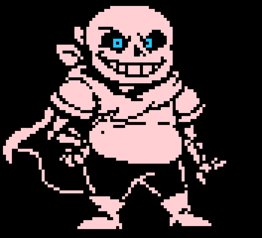 [c1b604] sans: its a revenge papyrus sprite made by p0ngy