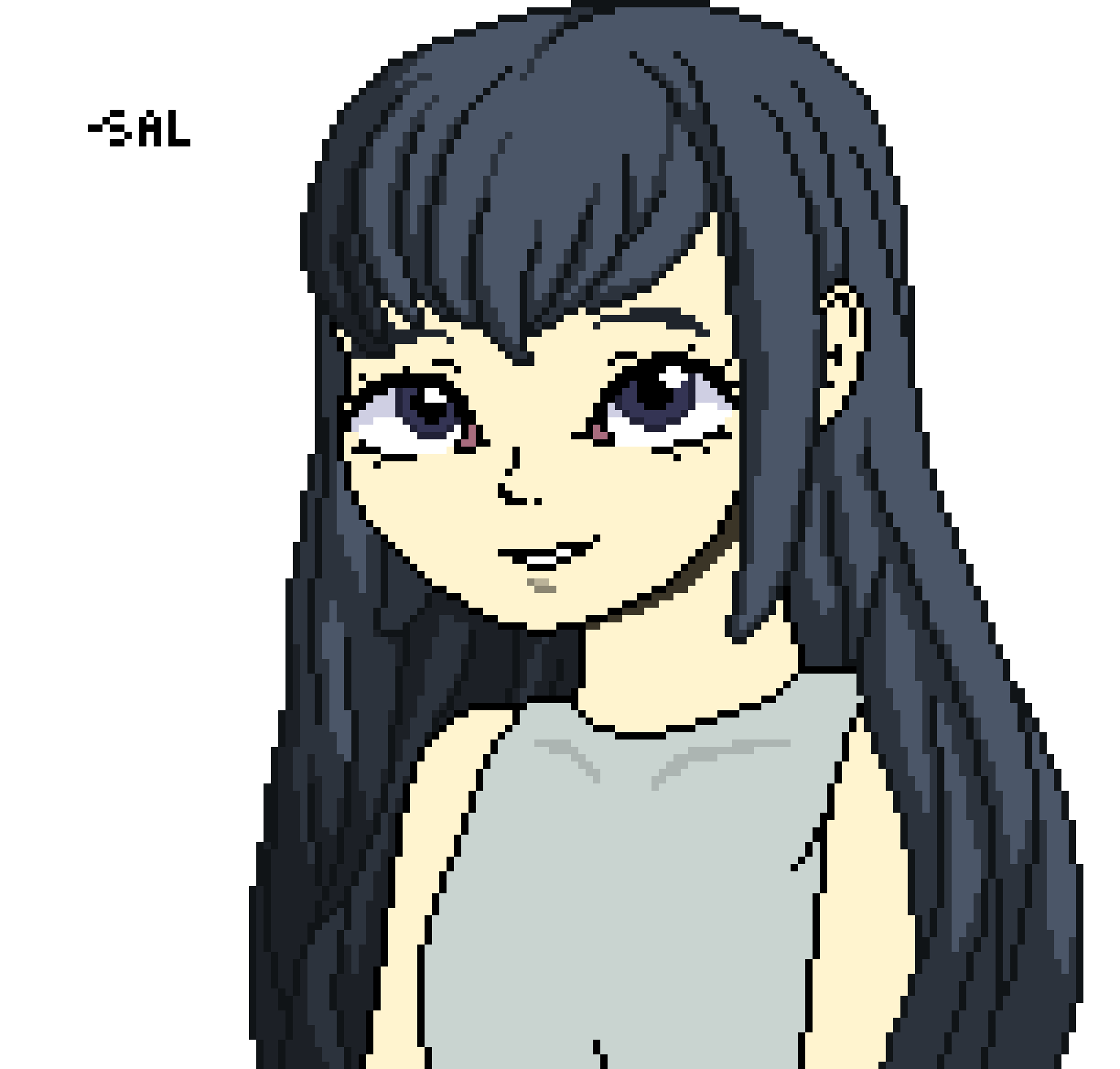 [f7c573] (Not done) Chroniko (P5 Portrait Style) I really like how the shading is going so far :] -SAL