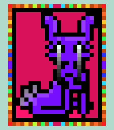 [9664c4] Pastel Picture Frame: Bonnie (FNAF)